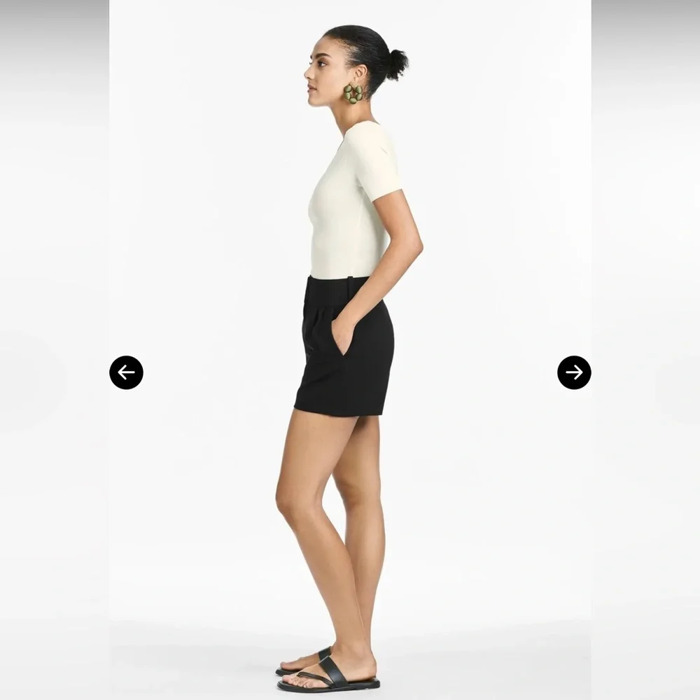 Sachin & Babi Anthropologie Pleated‎ Shorts in Black